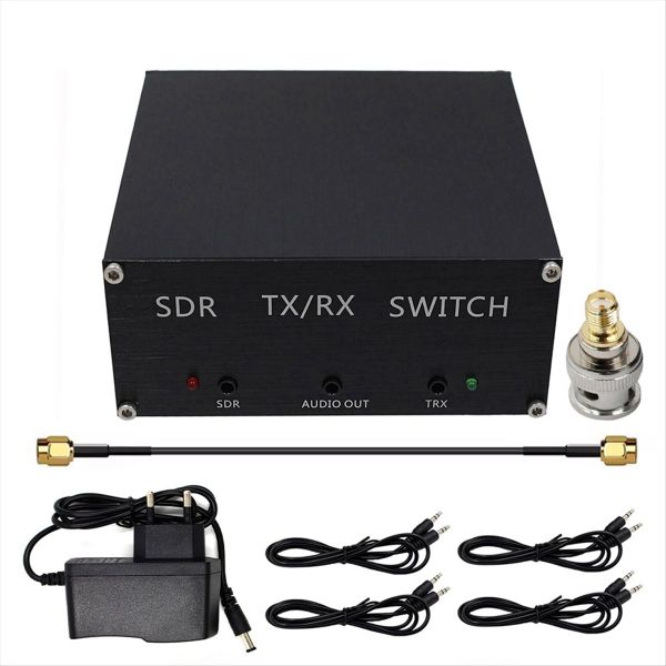 Antenna Sharer Sdr Transceiver Switch Box Aluminum Alloy Case Eu Plug