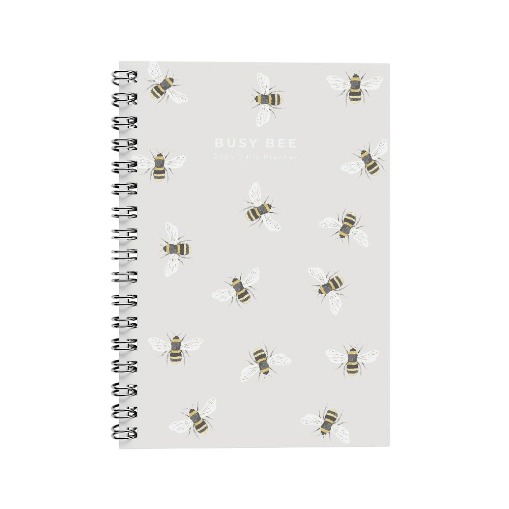 DeDe Bee Agenda 2024 Journalier, A5 Planner Total 416 Pages Avec