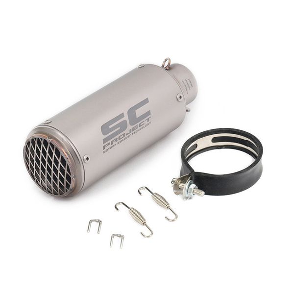 Motorcycle modified SC exhaust pipe-large displacement titanium strip 51mm