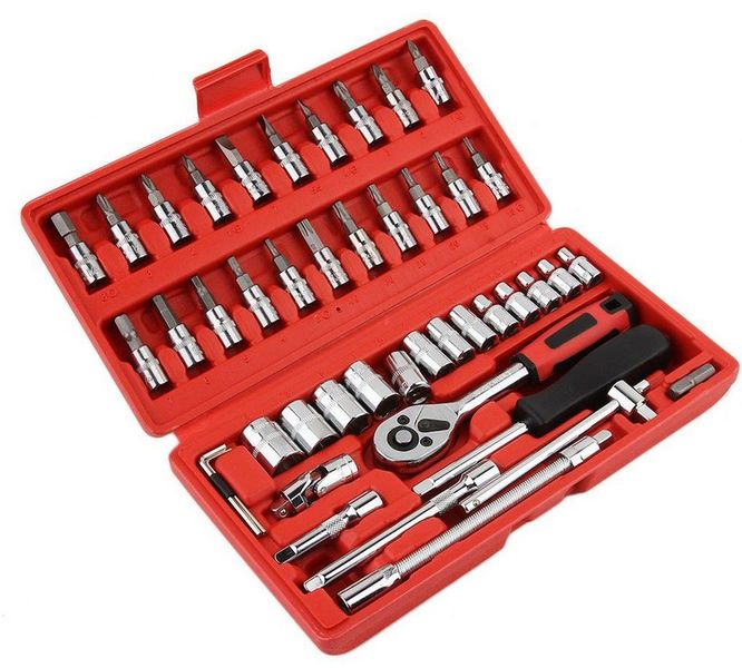 46 Piece Socket Set 1/4