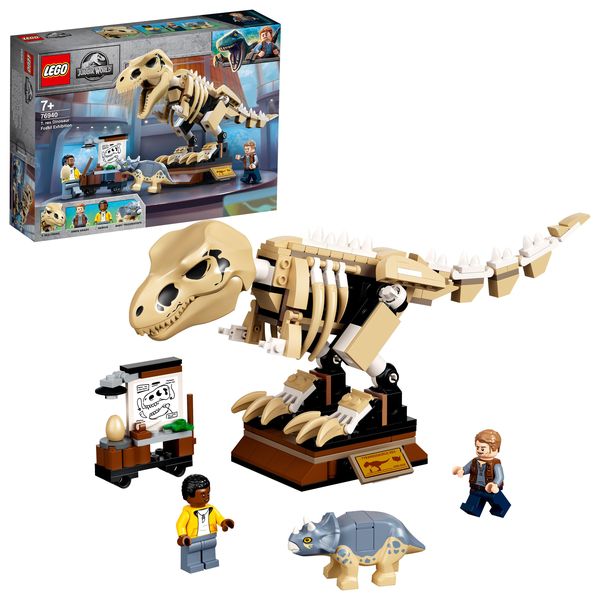 LEGO 76940 Jurassic World T. rex Dinosaur Fossil Exhibition (198 Pcs)
