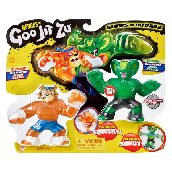 Goo Jit Zu Double Pack - Tygor &amp; Viper