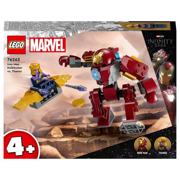 LEGO® Marvel Iron Man Hulkbuster vs. Thanos 76263 Building Toy Set (66 Pieces)