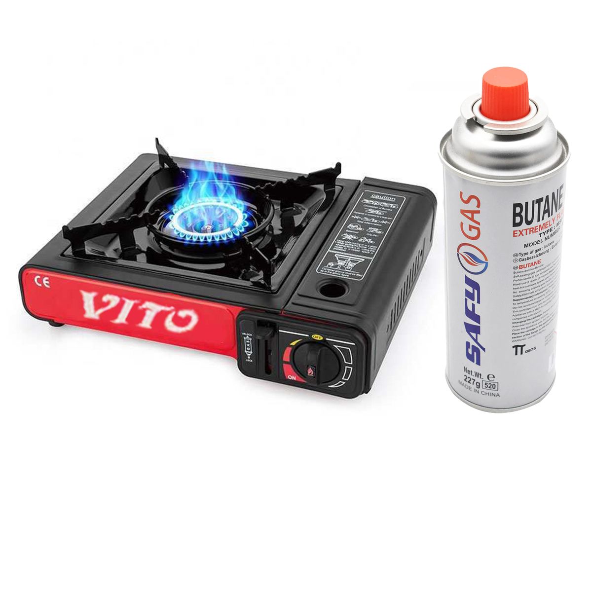 Portable Gas Stove And Gas Canister Vito Shop Today Get It 
