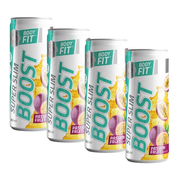 Slim Boost 4 Pack - Passion Fruit Energy Drink 300ml | Body Fit