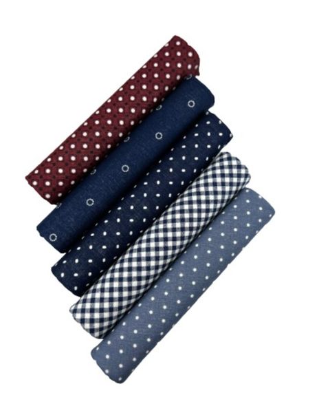 Hankerchiefs For Men – Set of 5 Handkerchiefs Elegant Gift For Men