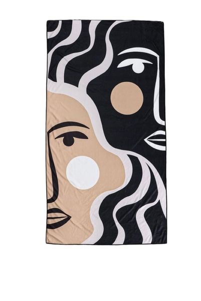 Soft Touch Printed Tembisa Beach Towel, 80x150cm