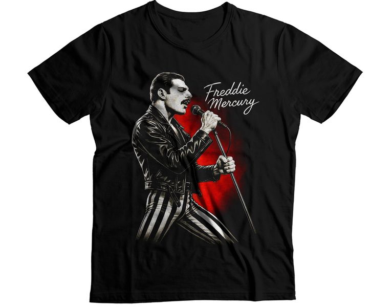 Freddie Mercury Queen Rock Legend Graphic T-Shirt