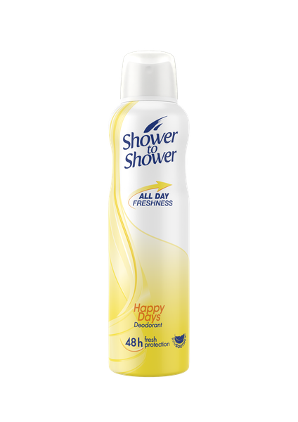 Shower to Shower Deodorant 150ml Happy Days