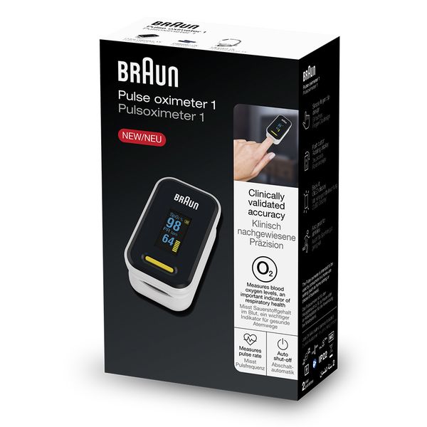 Braun YK-81 Finger Pulse Oximeter