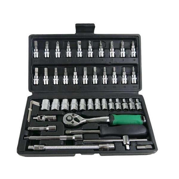 46 Piece Wrench Auto Maintenance Tool Kit