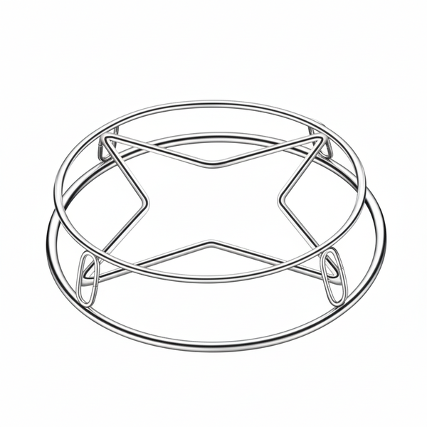 Stainless Steel Pot &amp; Pan Trivet Stand - Silver
