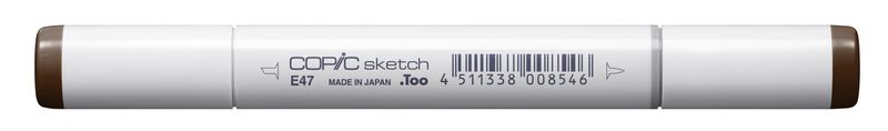 Copic Sketch Marker - Dark Brown E47
