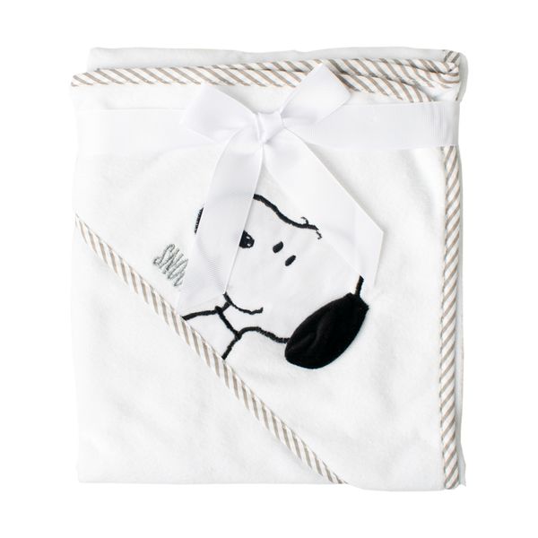 Baby Snoopy Hooded Towel