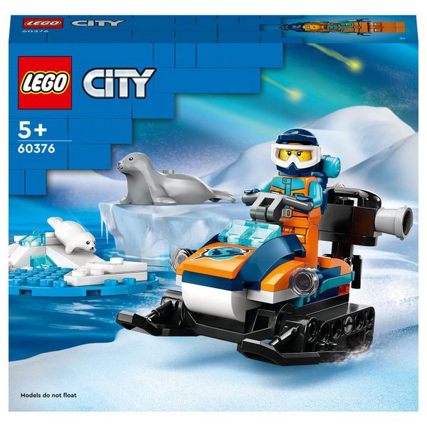 LEGO® City Arctic Explorer Snowmobile 60376 Building Toy Set (70 Pieces)