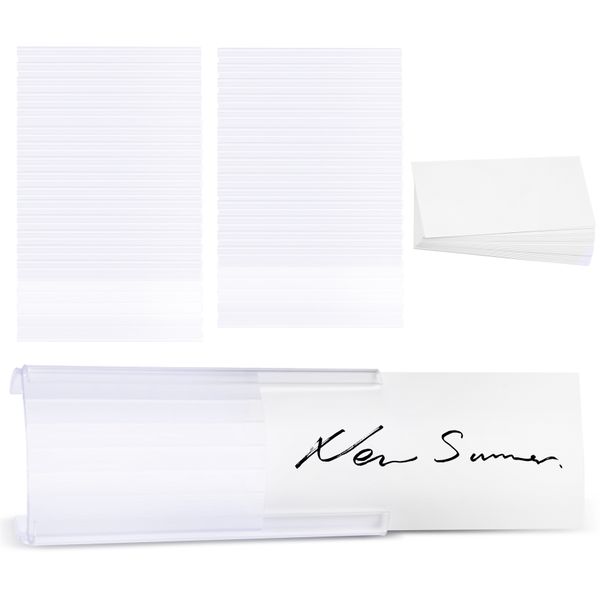 Wire Shelf Label Holders, 30 Pack Plastic Wire Shelf Label Clips