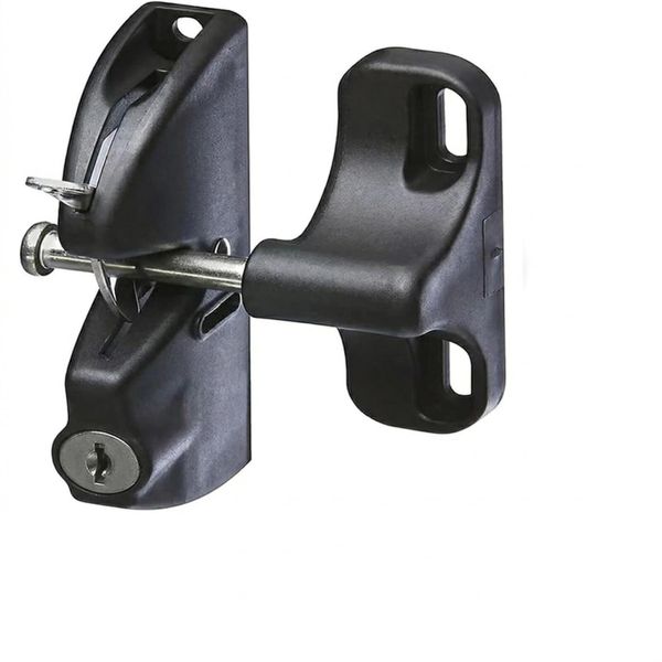 Double-Sided Keyed Gate Latch for Wood, Vinyl &amp; Metal Fences