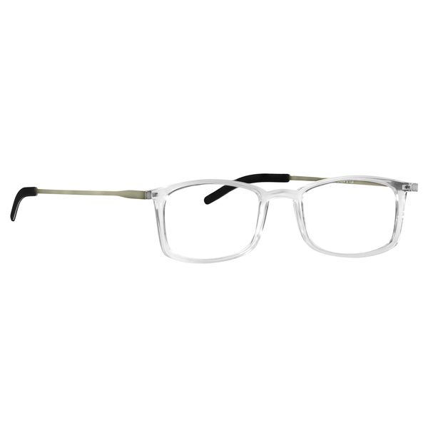 Leo Slimz - Rectangular Reading Glasses + Ultra Slim 7mm Metal Case