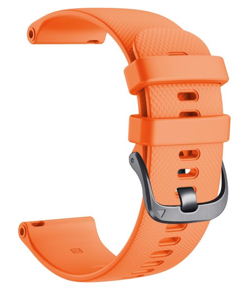 Silicone Strap for Garmin Vivoactive 4S watch (18mm)-Orange