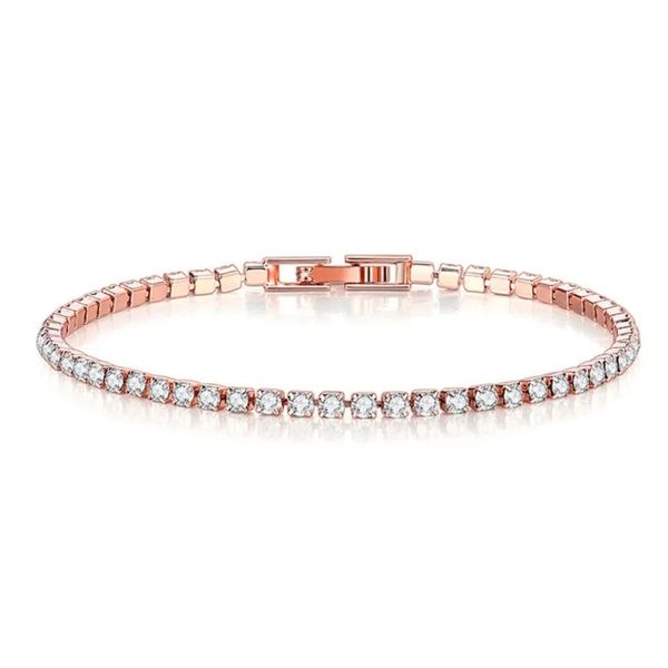 Women 925 Cubic Zirconia Tennis Bracelets