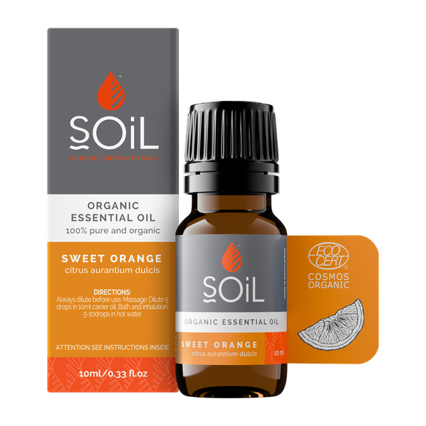 SOiL Organic Sweet Orange 10ml (Citrus Sinensis)