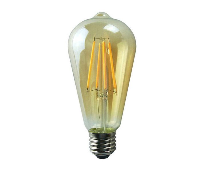 O-Light 8W LED E27 Filament Bulb - Grey