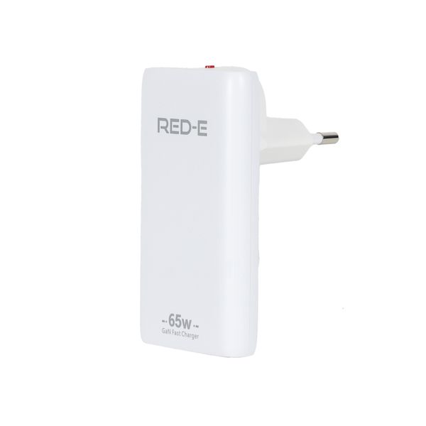 RED-E 65W World Travel Charger Dual Port USB-C PD Universal Adapter