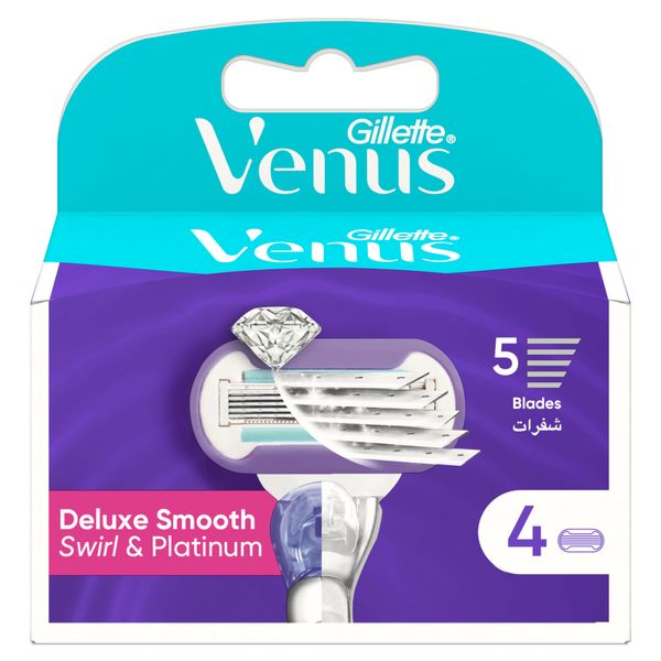 Gillette Venus Deluxe Smooth Swirl 4ct Razor Blades