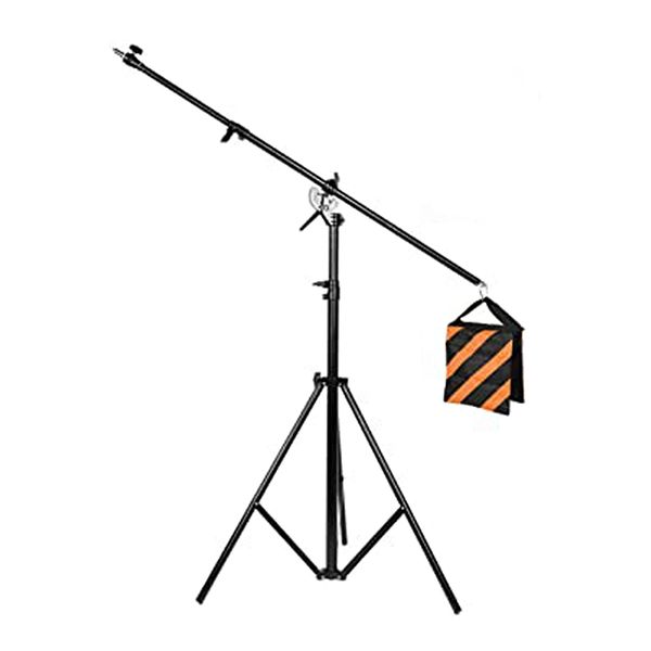 Two Way Rotatable Aluminum Adjustable Tripod Boom Light Stand
