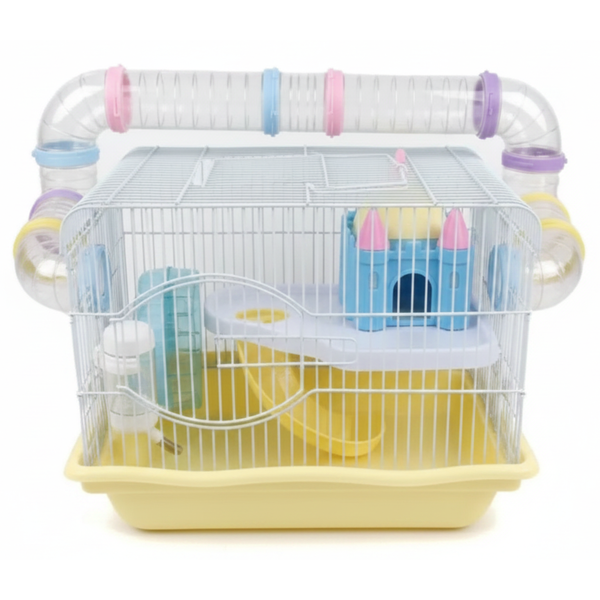 Big Space Hamster &amp; Guinea Pig Cage (36cm x 28cm x 28cm) -Many Accessories