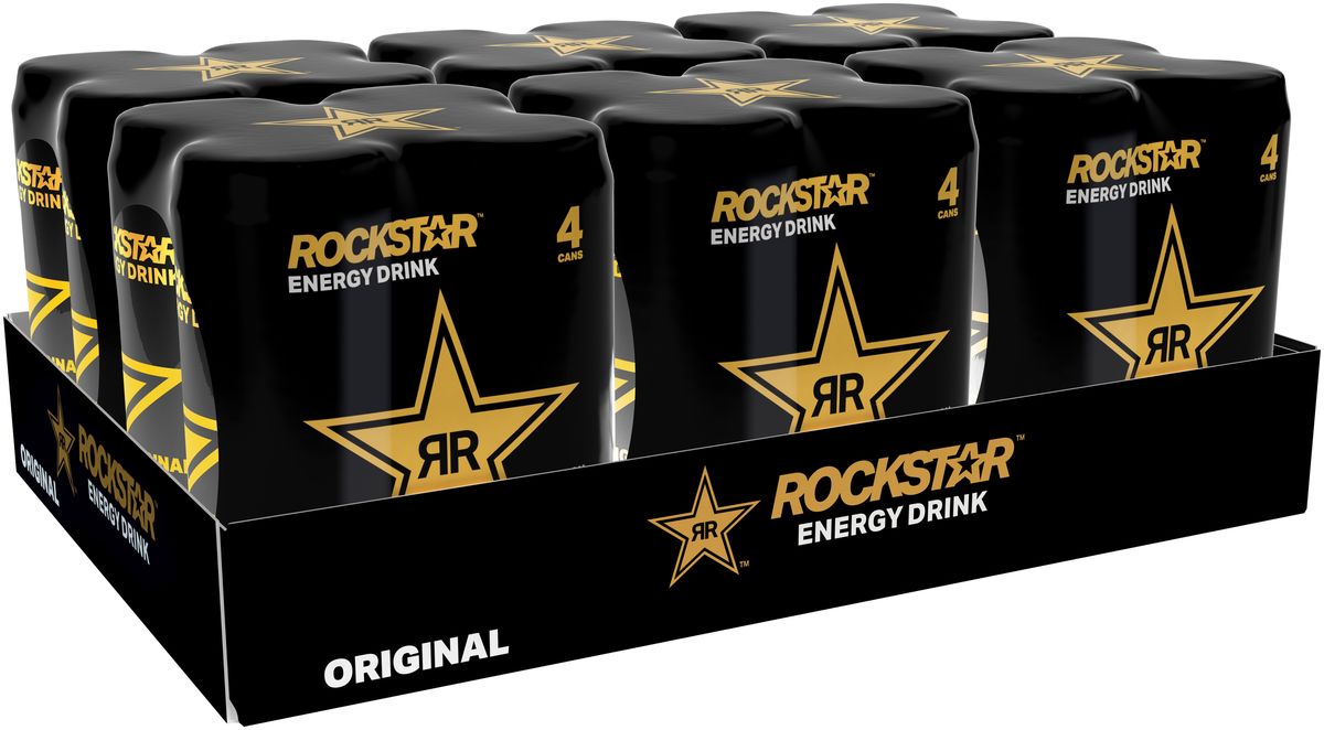 Rockstar Energy Drink Can 4 X 6 - 300ml 