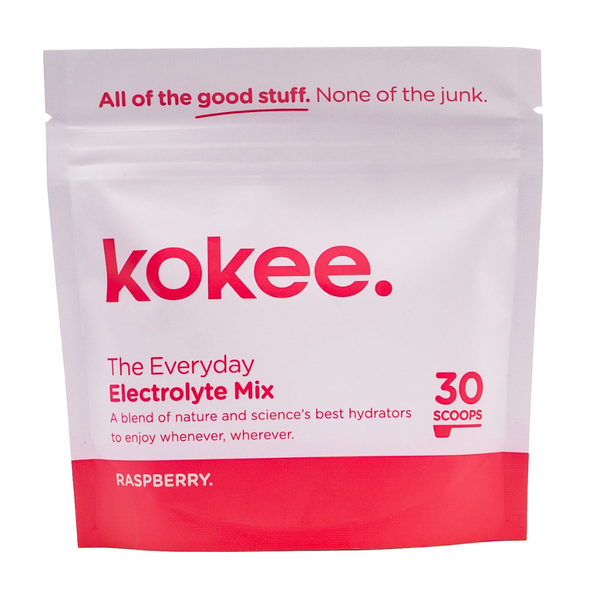Kokee Everyday Electrolyte Mix - Raspberry - 30 Scoops