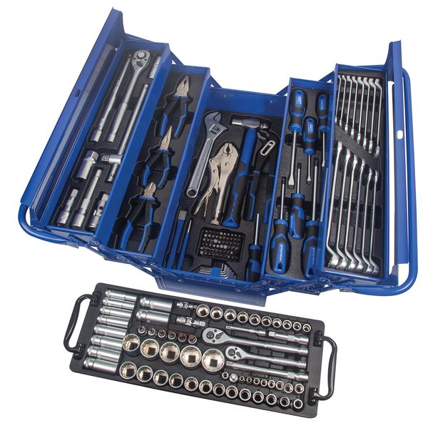 Trade Professional Tool Set 168Piece - 1/4 &amp; 3/8 &amp; 1/2