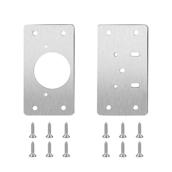 Hinge Repair Plate Set - For Cabinet, Furniture Drawer or Window