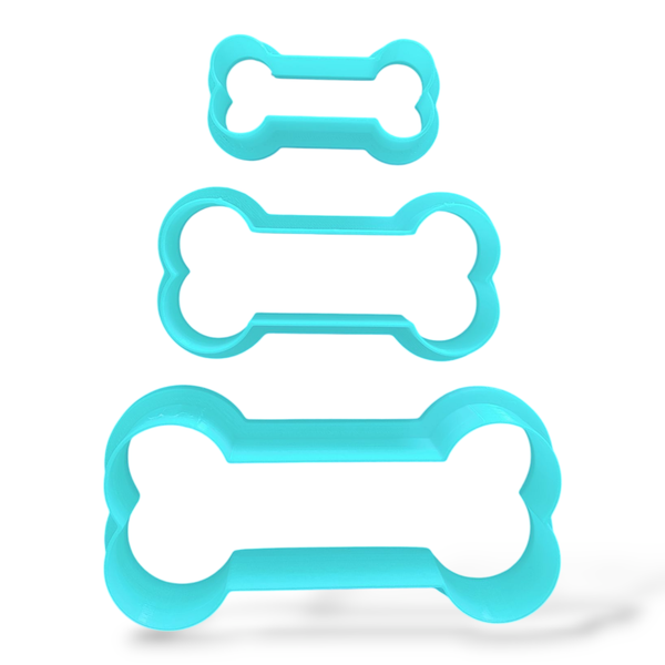 Dog Bone Cookie Cutters - 3 Piece