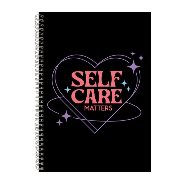 Self Care A4 Notebook Spiral Lined Notepad Self Love Idea 387