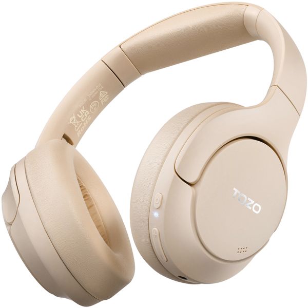 TOZO H10 Hybrid Active Noise Cancelling Wireless Headphones - Khaki