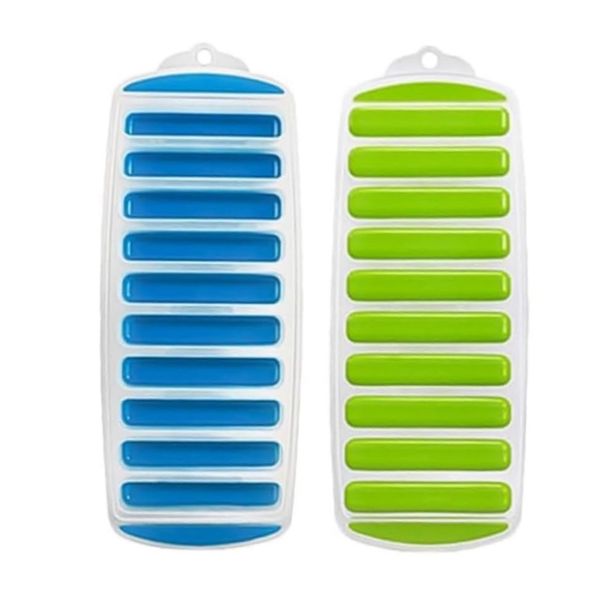 2 Piece Ice Sticks Silicon Bottom Tray Set - Water Bottle on the Go