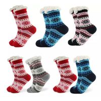 6 x Kids Winter Slipper Fuzzy Fleece- Lined Socks | Buy Online in South ...