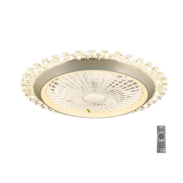 20.5" Ceiling Fan with Lights with Remote Control