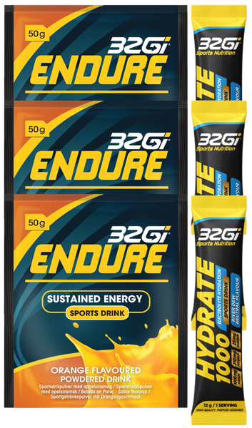 Endurance &amp; Hydration | Endure Orange (50g) | Hydrate 1000 (12g) | 32Gi