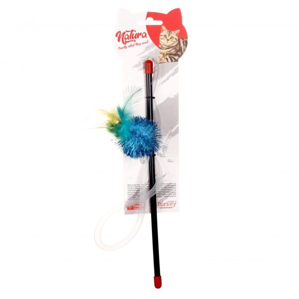 Natura Shiny Pon Pontoon Cat Fishing Rod Toy