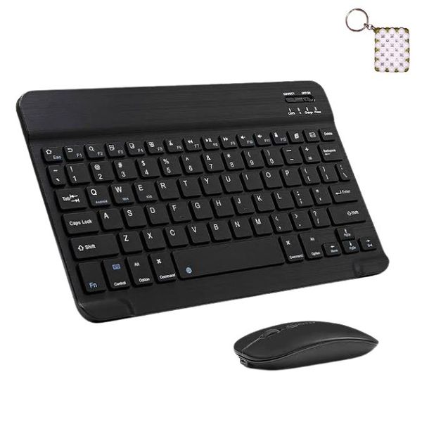 Black Keyboard &amp; Mouse And A Keyholder