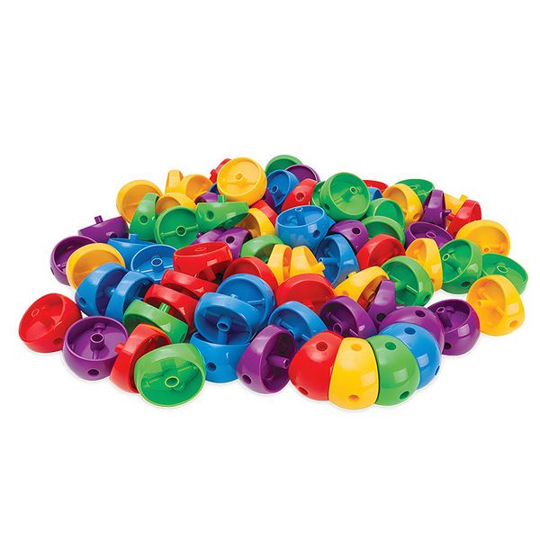 Interlocking Educational Stem Caterpillar Building Blocks