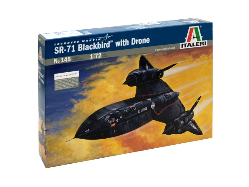 Italeri 1/72 SR-71 Blackbird Plane Plastic Model Kit