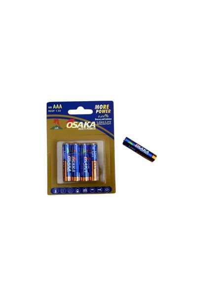 OSAKA Multi Power AAA Batteries, 4-Pack, 1.5V R03P