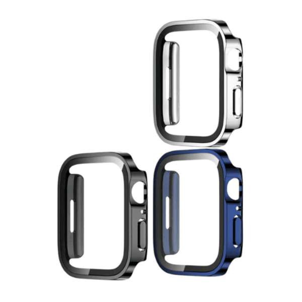 3 Tempered Glass Watch Screen Protector Compatible with Apple Watch (44mm)