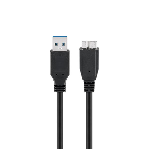 Goobay USB 3.0 A to Micro B SuperSpeed 1m Cable - Black