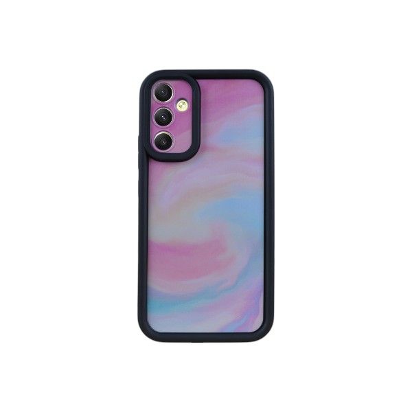 Pink Tie-Dye Shockproof Case Compatible With Samsung Galaxy A34