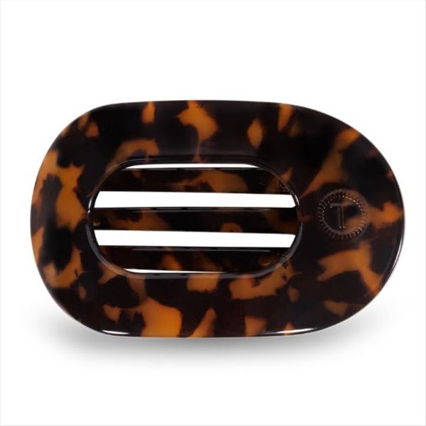 Small Flat Round Clip - Strong Grip Bendable Teeth Curved Design A